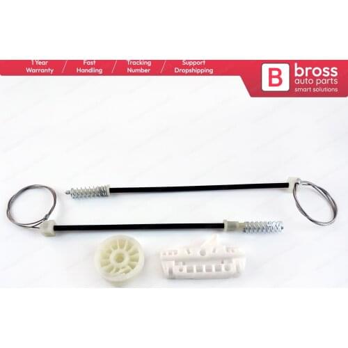 BWR5377 Electrical Power Window Regulator Repair Set Front Left Door 13188490, 13298153, 13447038 for Opel Corsa D S07