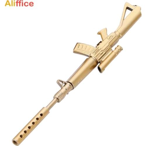 Gel Ink Roller Ball Cute Cartoon Machine Gun Pens for School Office Stationery Pen 0.38mm Plastic Material Set of 10 Packs