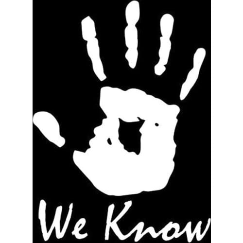 Skyrim We Know Dark Brotherhood Legendary DIY Funny 3D Stickers and Decals Sticker On Car Styling