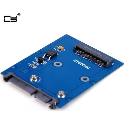 Slim Type Mini PCI-E mSATA SSD to 2.5" SATA 3.0 22pin HDD Adapter Hard Disk PCBA
