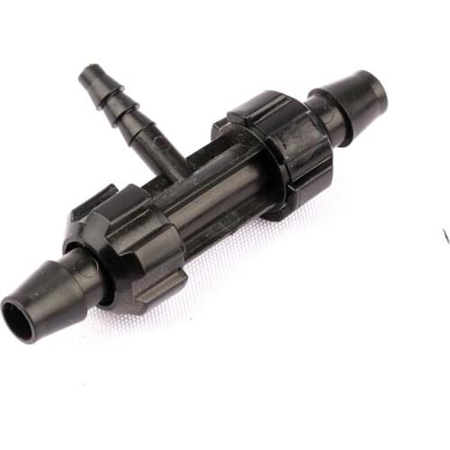 20pcs Lengthen Type 8/11 To 4/7 Hose Reducing Tee Connectors High Quality Thread Lock Design Garden Drip Irrigation Barbed Tee