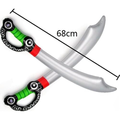 PVC Pirate Knife Balloons Childrens Inflatable toys Birthday Party decorations kids Knife air balloons birthday gifts globos