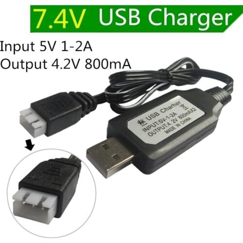 7.4V Lipo Battery USB Charging Units with Protection board For RC UAV Lipo battery Charger 7.4 v