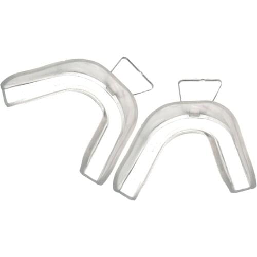 2Pcs Thermoform Moldable Mouth Teeth Dental Trays Tooth Whitening Guard Whitener X7YB