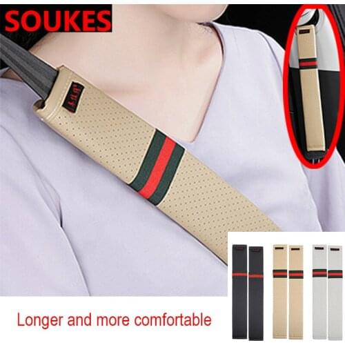 35cm Lengthen Car Seat Safety Belts Cover For Suzuki Swift Bmw F10 X5 E70 E30 F20 E34 G30 E92 E91 M Volvo XC90 S60 V40 S80