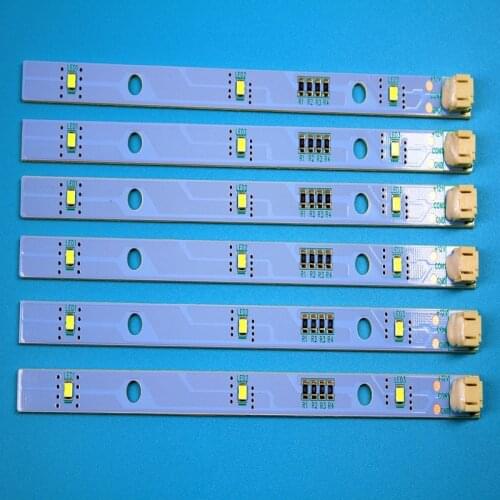5pc LED Light Bar for HISENSE/ RONGSHENG Refrigerator LED Strip Light E349766 MDDZ-162A 1629348 DC12V 2W
