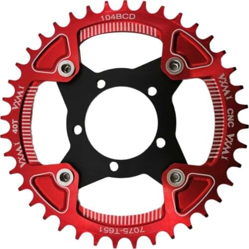 Electric Bike E-Bike 104BCD 40/42T Chainring Adapter For Bafang Mid Drive Motor Electric Bike Accessories Optional Color