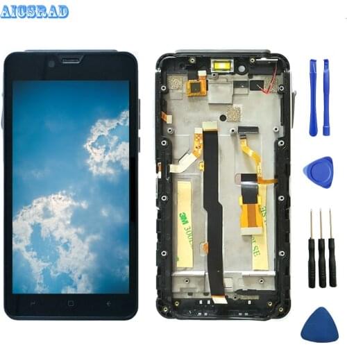 AICSRAD For Elephone Soldier LCD Display + Touch Screen Digitizer Glass Panel Assembly For Elephone Soldier 2560*1440 Cell Phone