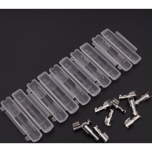 5pcs 6x30mm Single Tube Fuse Box with Terminal Hernia Lamp Accessories for Car Motorcycle