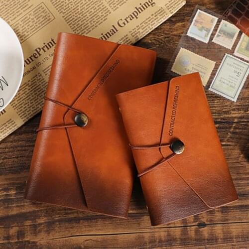 Loose-leaf Notebook Retro Bandage Gradient Handbook Creative 6-hole book Portable pocket Diary Business Office Notepad A6 A7