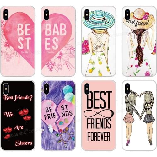 Rubber Soft TPU BFF Best Friend Pattern Phone Case For Oukitel C17 C16 C15 C13 C12 C11 Pro K9 U25 Pro U22 Fundas Silicone Cover