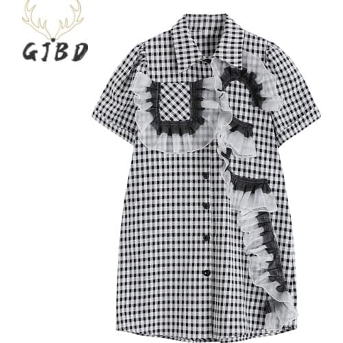 Модные платья в клетку GJBD China At AliExpress