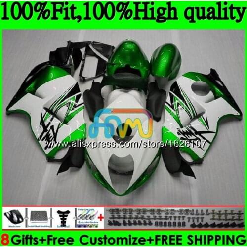 Injection For SUZUKI Hayabusa GSXR 1300 GSXR-1300 57BS.299 GSXR1300 08 13 14 White green 15 16 2008 2013 2014 2015 2016 Fairing
