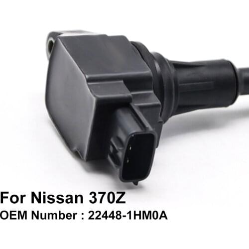 COWTOTAL Ignition Coil for Nissan 370Z Engine Code VQ37VHR 3.7L OEM 22448-1HM0A ( Pack of 4 )