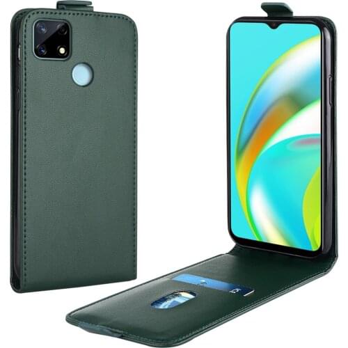 Flip Up and Down Leather Case for Realme Narzo 20 Case RMX2103 RMX3171 Vertical Cover for Narzo20 Case Phone Bag