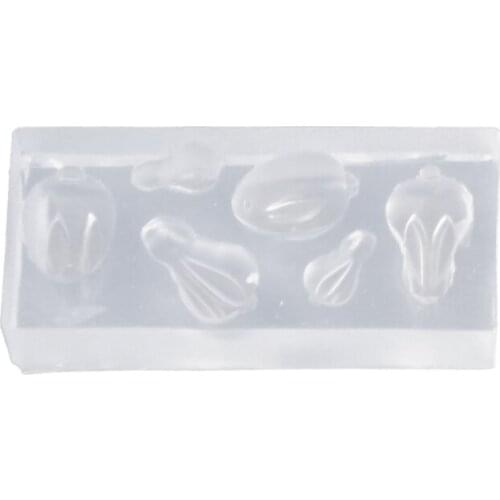 Handmade Cute 3D Rabbit Pendant Silicone Resin Casting Mold Bunny Rabbit Epoxy Resin Mold Jewelry Making Tools Art Craft