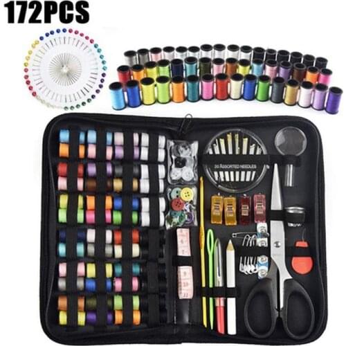 67/172pcs Sewing Box Set DIY Multifunctional Combination Portable Sewing Hand Sewing Embroidery Tools Home Sewing Accessories