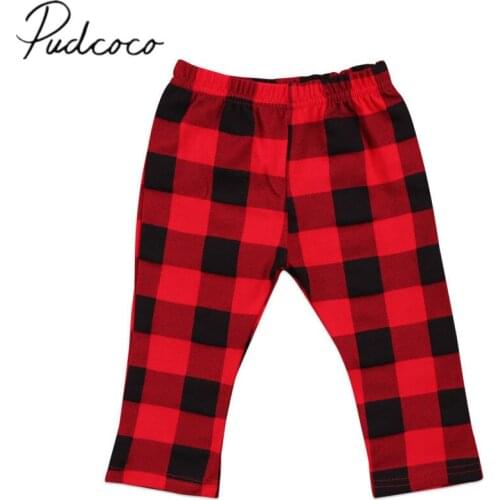 2018 Brand New Newborn Toddler Infant Kids Baby Girl Boys Plaid Pants Leggings Bottoms Checked Casual Clothes 0-3T
