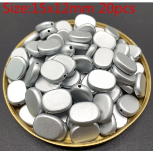 New Jewelry Accessories Acrylic Beads Gold silver Pearl Beads Loose Hole Beads Jewelry Beads Jewelry Making 28 Styles DIY#09