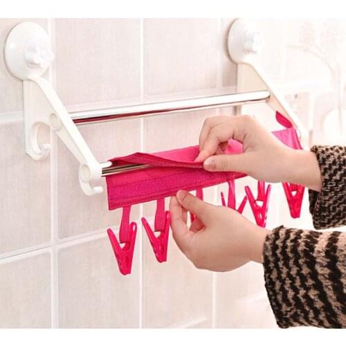 Portable Bathrooms Cloth Hanger Rack Clothes Pin Laundry Clothes Pin Hanging Pegs Clips Heavy Duty Clothes Pegs Plastic Hangers