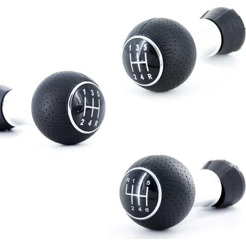 5/6 Speed Car Shift Knob For Audi A3 S3 8L 2000-2003 A4 S4 B6 B7 Volkswagen Golf 4 MK4 Bora Seat VW Passat B5 3BG B6 B7 CC 3C
