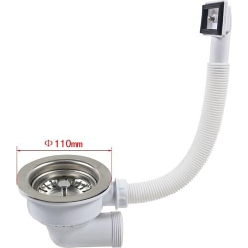 MTTUZK Kitchen Sink Drain With Overflow Drain Drainer For the Sink Kitchen Sink Filter Drain lifting drain MTK300
