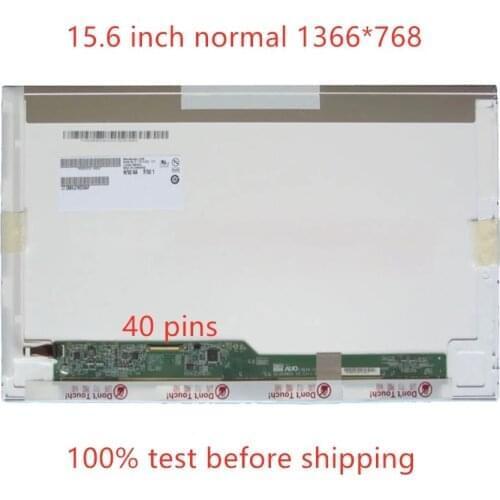 15.6" Laptop LED screen B156XW02 V.2 V.6 LP156WH4 TLA1 N1 N2 B156XW02 V2 LP156WH2 TL A1 LTN156AT02 HT156WXB lcd matrix display