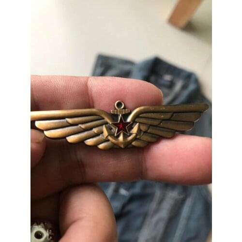 Soviet Naval Aviation Medal Pilot Badge Military Fan Collection Motorcycle Biker Brooches For Jacket Metal Collar Pin