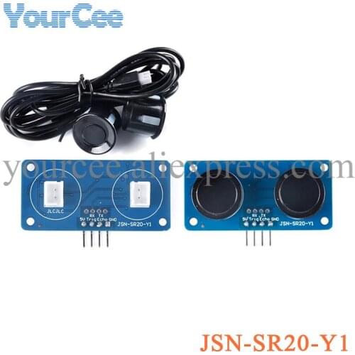 JSN-SR20-Y1 Waterproof Dustproof Ultrasonic Ranging Module Distance Measuring Sensor Probe Blind Spot Robot Obstacle Avoidance