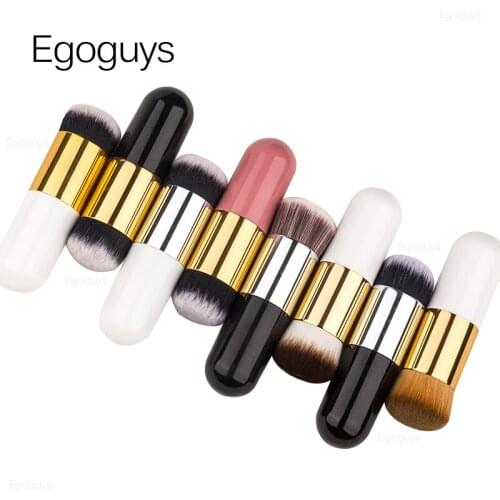 1PC Large Chubby Makeup Brushes Eyeshadow Blending Foundation Powder Eyeliner Eyelash Lip Make Up Cosmetic Big Brush Beauty Tool