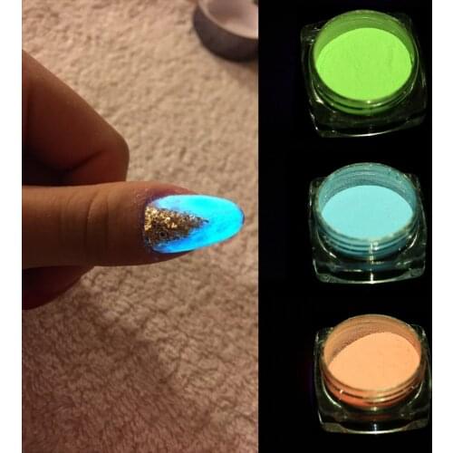 1 Pcs Laser Nail Glitter Peacock Holographic Mirror Powder Laser Dust Nail Art Chrome Pigment Powder DIY Decorations