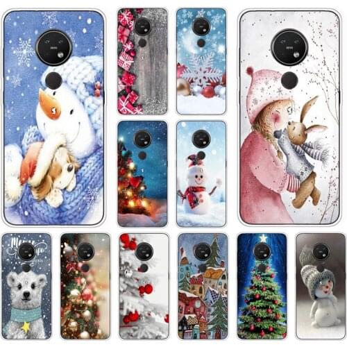 24AS Merry Christmas 2 soft Silicone Cover Case for Nokia 4.2 5.2 7.2 cover funda