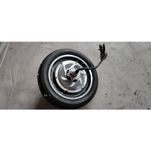 36V/48V 500W Electric Bicycle Scooter Permanent Brushless Motor With Front 10 Inch Wheel Tire