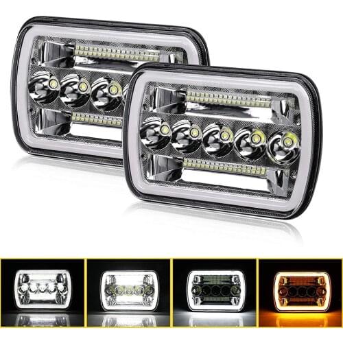 7-inch Working Light Car Headlight HL10-7 LED Square Work Light Off-road Square Work Light Dome Light 3500-4500LM IP-68