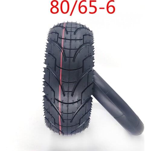 80/65-6 Tire Inner Outer Tyre for Electric Scooter E-Bike 10x3.0-6 Thicken Widen Hard Wear-resistant Road Tire