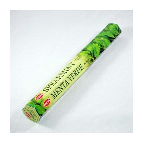 Hem Incense Mint Smell 20 Rod Spearmint Incense Stick candles and scents свечи и ароматы velas y aromas