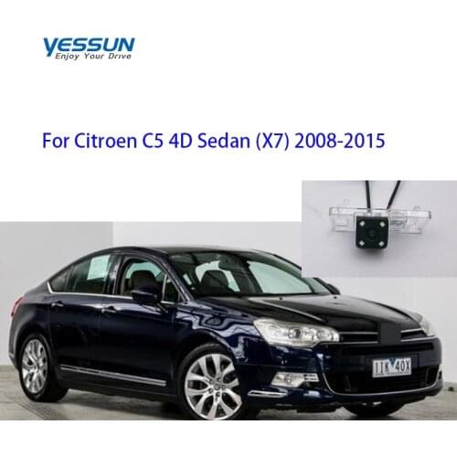 Yessun Auto Car Accessories Night Vision Car Rear View Reverse Backup Camera Waterproof For Citroen C5 4D Sedan (X7) 2008-2015