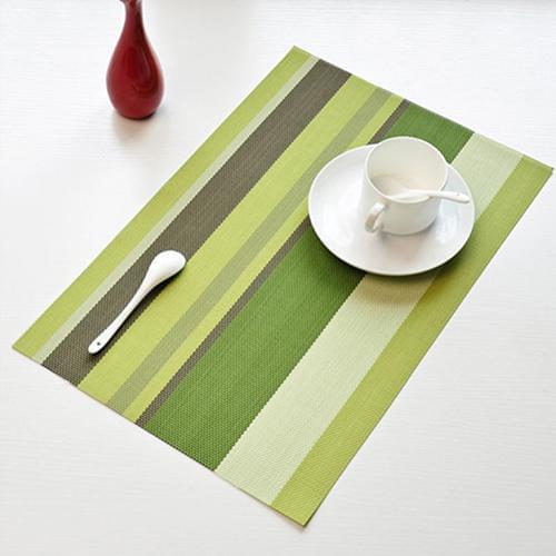 1Pc PVC Quick-drying Placemat Insulation Mat Coasters Kitchen Dining Table Marts And Pads