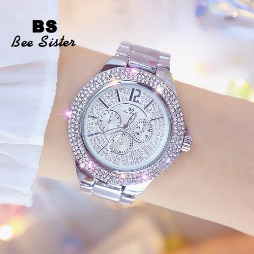 2020 Diamond Watches Women Famous Brand Fashion Women Wrist Watches Ladies Stainless Steel Female Clock Relogio Feminino 2019