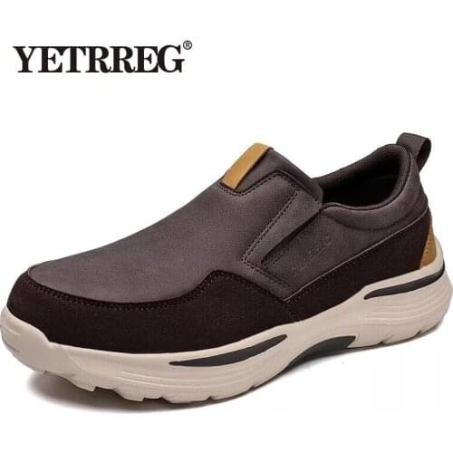 Classic Mens Casual Shoes Comfortable Breathable Men Loafers Fashion Men Vulcanized Shoes Platform Shoes Vintage Men Shoes