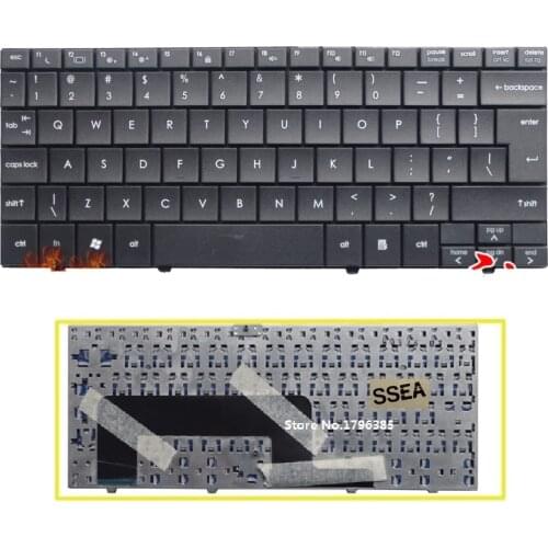 SSEA New UI Keyboard English For HP MINI 1000 700 1010 1100 laptop black Keyboard