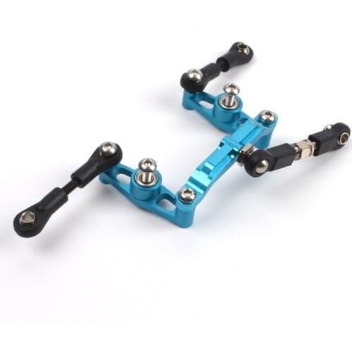 Aluminum Ball Bearing Crank Steering Set for Tamiya TT02 TT-02 Upgrade Parts