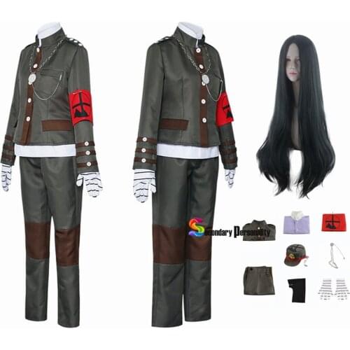 2021 New Fashion Anime Danganronpa Korekiyo Shinguji Uniform Top Pants Full Set Cosplay Costume halloween