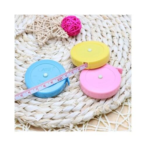 MINI RULER COLORFUL CUTE DESIGN GREAT FOR TRAVEL CAMPING NEW PORTABLE 1.5M RETRACTABLE RULER CENTIMETER/INCH TAPE MEASURE