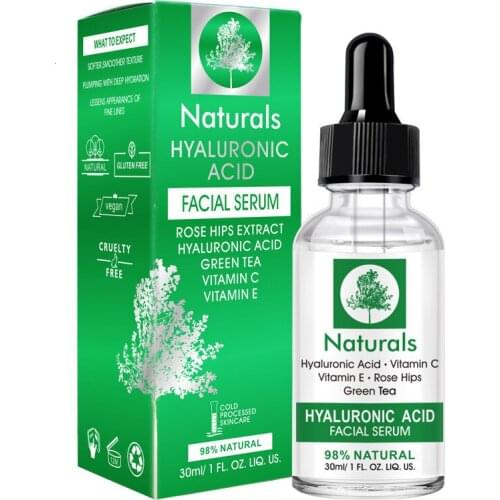 MO TULIP Hyaluronic Acid Face Serum Anti-Aging Shrink Pore Whitening Moisturizing Essence Face Cream Dry Skin Care 30ml