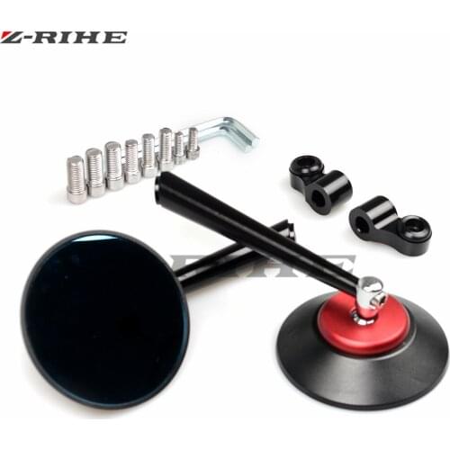 New Brand Motorcycle CNC Aluminum Handle Bar End Rearview Side Mirror Pair For BMW S1000RR S1000R F800GS F800R F800GT