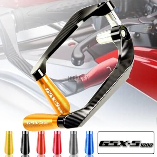 Motorcycle 7/8'' CNC Handlebar Grips Guard Brake Clutch Levers Guards Protector For Suzuki GSXS1000 GSX-S1000 F ABS
