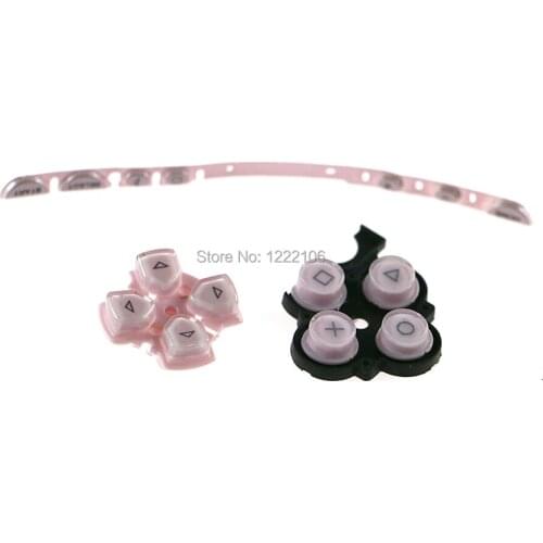 ChengChengDianWan Multi color Left Right Buttons Key pad Set Repair Replacement buttons for PSP 2000 PSP2000 Slim Console