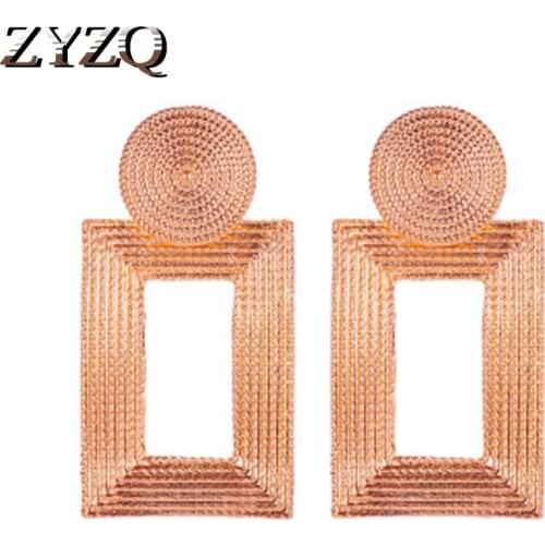 ZYZQ New Arrival Baroque Drop Earrings Hip hop Style Euro Fashion Women Accessories Special Gift Wholesale Jewelry Earrings