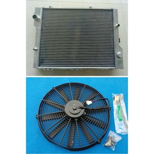 New 40 MM Aluminum Radiator + Fan For Audi 90 Quattro Coupe 80 1991-1992 1991 1992